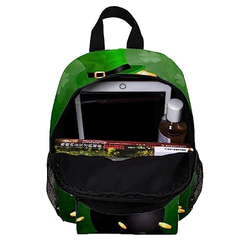 suojapuku Small Backpack,Mini Backpack Lightweight Backpack,st. patricks day hat green Printing Small Daypack Travel Rucksack