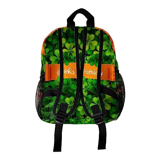 suojapuku Small Backpack,Mini Backpack Lightweight Backpack,st. patrick's day leaves Printing Small Daypack Travel Rucksack