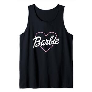 Barbie - Logo Heart Tank Top
