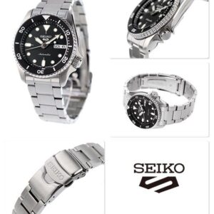 SEIKO 5 Sports Automatic Black Dial 38mm Watch SRPK29