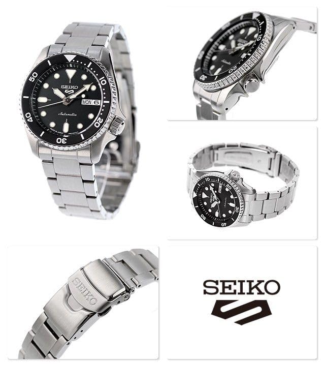 SEIKO 5 Sports Automatic Black Dial 38mm Watch SRPK29