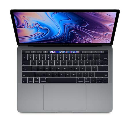 2019 Apple MacBook Pro with 1.7GHz Intel Core i7 (13-inch, 8GB RAM 128GB SSD Storage) (QWERTY English) Space Gray (Renewed)