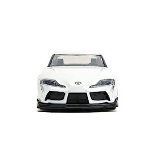 Pink Slips 1:32 2020 GR Toyota Supra Die-Cast Car, Toys for Kids and Adults(White)