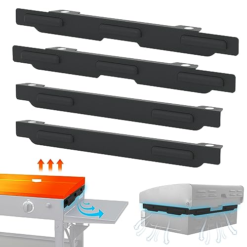 Black 36inch Wind Guards for Blackstone Griddle, Magnetic Wind Screens, Blackstone Griddle Accessories, Fit with Side Shelf, Lid and Rear Grease Cup, Heat Shield for Side Table, Magnetic