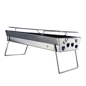 ganazono foldable charcoal grill stainless steel barbecue grill metal barbecue grill foldable grill outdoor metal charcoal grill stainless steel charcoal grill bbq grills pot portable
