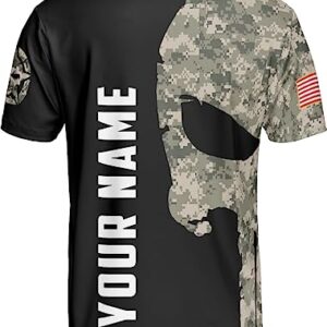 Personalized Veteran Polo Shirt, Custom Name US Army Retired Polo, Veteran Shirts, Army Veteran Shirts for Men S-5XL