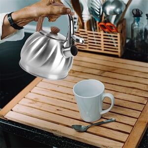 Tea Kettle For Stove Top Teapot For Stovetop Stainless Steel Whistle Teapot Kettle Whistling Tea Kettle For Gas Stove Tea Pot Stovetop