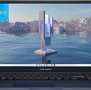 ASUS 2023 Newest Vivobook 15 Laptop, 15.6" FHD Display, Intel Core i3 1215U up to 4.4GHz, 16GB DDR4 RAM, 1TB SSD, Intel UHD Graphics, Wi-Fi, Bluetooth, Windows 11 Home in S Mode, Quiet Blue