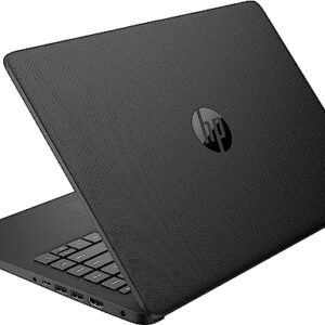 HP 14" Latest Stream Laptop Ultral Light for Students and Business, Intel Celeron Processor, 16GB RAM, 64GB eMMC, 1 Year Office 365, Fast Charge, HDMI, WiFi, USB-A&C, Win 11 GM Accessory, Jet Black