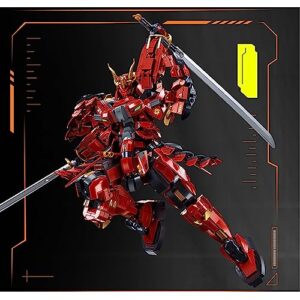 NYCHUS Titan Armored Ninja Mech Warrior Action Figure Model Building Set, 923PCS Double Knife Flow Battle Robot Toy, Cool Super Hero Playset for Teens, Kids, Boys & Girls, Birthday Gift (M38-B1183)