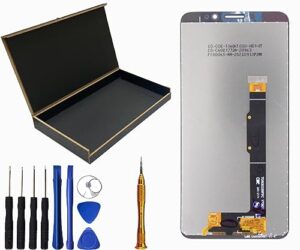secretiger lcd screen display touch digitizer assembly replacement for tcl a3x a600dl 6"