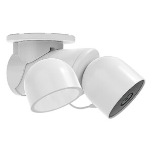 Holicfun 90-Degree Ceiling/Eave Mount Adapter for Google Nest Cam with Floodlight - Outdoor Camera