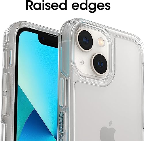 OtterBox iPhone 13 Mini & iPhone 12 Mini (Only) - Symmetry Clear Series Case - Clear - Ultra-Sleek - Wireless Charging Compatible - Raised Edges Protect Camera & Screen - Non-Retail Packaging