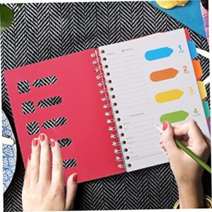 Ciieeo 2pcs Notebook Wire Bound Notebook Ruled Spiral Agenda Notebook Memo Notepad Sketchbook A5 Spiral Notebook Fashion Book Digital Paper Notebook Portable Diary Books A5 Coil Notepads