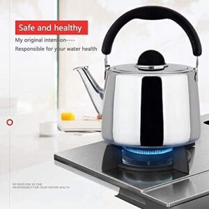 Kettle Stovetop Whistling Tea Kettle Stainless Steel Whistling Tea Kettle Stove Top Kettle, Whistling Kettle Tea Kettle Tea Pot Tea Kettle Stovetop Teapot (Size : 4L)