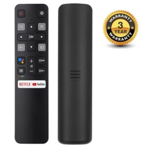 RC802V Universal Remote Control for All TCL Smart TVs, TV Remote Replacement for All TCL Android TV (NO Voice Function)