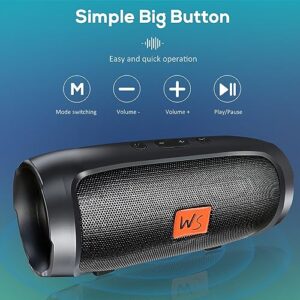 BLUEGALA Walla Sound Bluetooth Speaker Portable Wireless Bluetooth Speaker HD Sound Quality Suitable for Outdoor/Party/Family/Beach Party, Etc.…