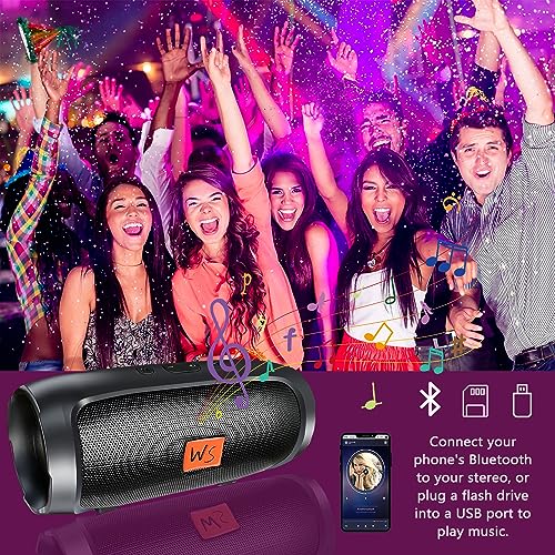 BLUEGALA Walla Sound Bluetooth Speaker Portable Wireless Bluetooth Speaker HD Sound Quality Suitable for Outdoor/Party/Family/Beach Party, Etc.…