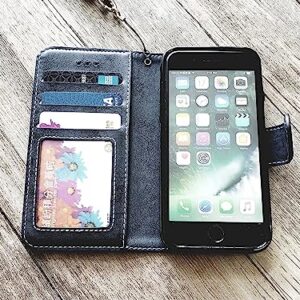 Octopus phone leather wallet removable case for iPhone X XS XR 11 12 13 14 Pro Max Samsung S23 S22 S21 S20 Ultra Note 20 10 Plus Mn1309