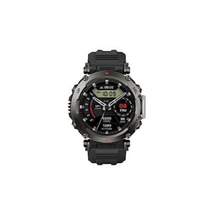 zuonu t-rex ultra smart watch dual-band gps rugged outdoor grade smartwatch compatible for android ios phone (color : abyss black, size : t-rex ultra)