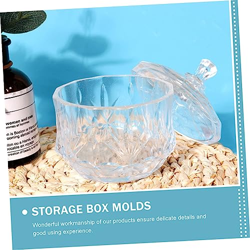 CORHAD 2 Pcs Box Storage Box Mold Jewelry Container Handmade Craft epoxy Jewelry epoxy Silicone jar Cosmetic Tabletop epoxy Storage Container Mold Crystal Silica Gel White Accessories