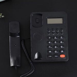 Corded Landline Phone Big Button Household Hotel Business Desktop Landline Telephone with LCD Display KX-T2016 Landline Phone Standard Phone Telephones Landline Corded with Answering Machine