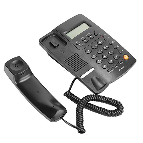 Business Telephone, 2 Groups Family Memory ABS TC-9200 Music Retention Landline Phone Hands Free Call for Office for Hotel