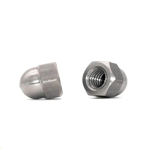 ZIFARM Nuts, Pure Titanium Acorn Cap Nuts (Size : M10 2pcs)