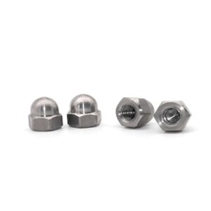ZIFARM Nuts, Pure Titanium Acorn Cap Nuts (Size : M10 2pcs)