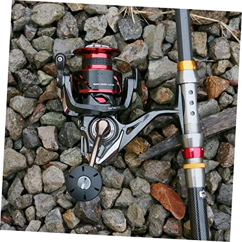 Toddmomy 1Pc Stainless Steel Fishing Wheel Fishing Equipment Fishing Reel Fishing Rod and Reel Saltwater reels baitcaster Reel Spool Bearings Spool baitcast Accessories to Rotate Full Metal