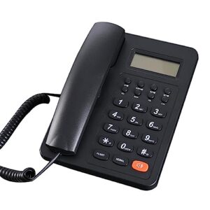 corded landline phone big button household hotel business desktop landline telephone with lcd display kx-t2016 corded telephone home and office use basic telephone simple telephone