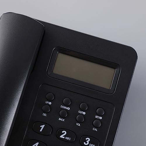 Corded Landline Phone Big Button Household Hotel Business Desktop Landline Telephone with LCD Display KX-T2016 Corded Telephone Home and Office Use Basic Telephone Simple Telephone