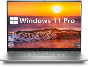dell inspiron 14 inch fhd business laptop, amd ryzen 7 5825u, 32gb ram, 1tb ssd, windows 11 pro, backlit keyboard, fingerprint reader, sd card, usb-c, hdmi