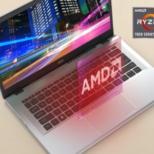 acer Aspire Thin and Light Laptop 2023, 15.6" Full HD Display, AMD Ryzen 3 7320U 4-Core Processor, 8GB LPDDR5, 512GB SSD, Long Battery Life, WiFi 6, HDMI, Type-A&C, Windows 11 Home, GM Mousepad
