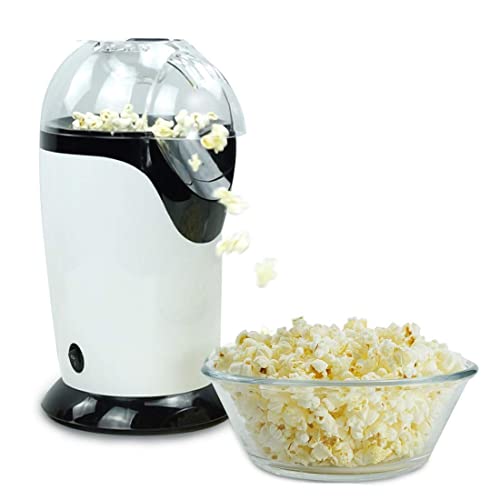 popcorn maker Air Popcorn Popper Popcorn Maker Electric Popcorn Machine for Home Use No Oil Needed with Measuring Cup and Removable Lid