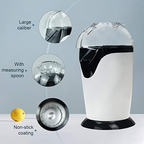 popcorn maker Air Popcorn Popper Popcorn Maker Electric Popcorn Machine for Home Use No Oil Needed with Measuring Cup and Removable Lid