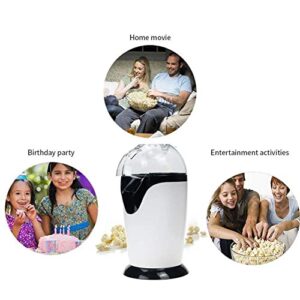 popcorn maker Air Popcorn Popper Popcorn Maker Electric Popcorn Machine for Home Use No Oil Needed with Measuring Cup and Removable Lid