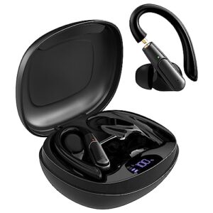 apekx true wireless in-ear bluetooth earbuds - effortlessly switch between daily and sports wear, compatible with iphone and android, perfect for gym, sports, running and gaming - black