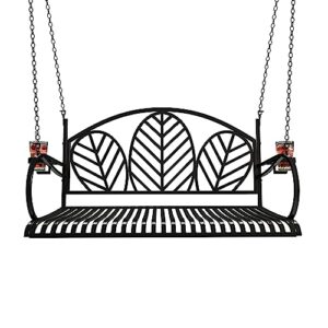 live casual heavy duty 800 lb palm springs metal porch swing