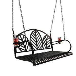 Live Casual Heavy Duty 800 Lb Palm Springs Metal Porch Swing