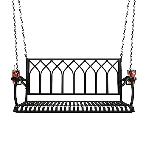 Live Casual Heavy Duty 800 Lb Canterbury Metal Porch Swing