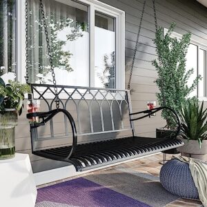 Live Casual Heavy Duty 800 Lb Canterbury Metal Porch Swing