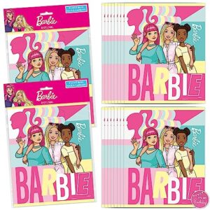 unique barbie barbie party favors bags | 16 pack | barbie goodie bags for birthday party | sticker