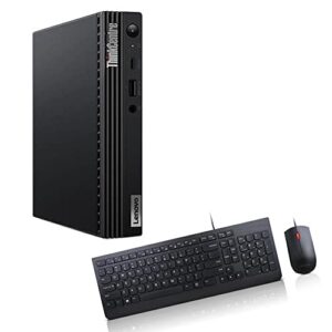 Lenovo ThinkCentre M75q Tiny Gen 2 Home & Business Mini Desktop (AMD Ryzen 5 PRO 5650GE 6-Core, 16GB RAM, 1TB PCIe SSD + 1TB HDD (2.5), AMD Radeon, WiFi, Win 10 Pro) Refurbished (Renewed)