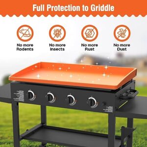 ERABAY 36" Silicone Griddle Mat for Blackstone, 【Upgraded Full-edge】Griddle Cover for Blackstone,Griddle Accessories for Blackstone (36 Inch)