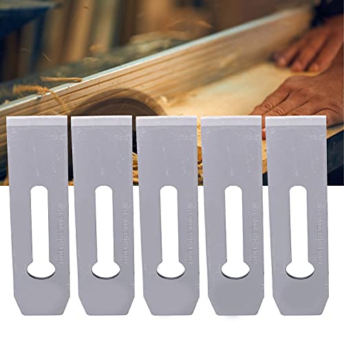 5PCs Planer Blades, Premium Steel Planer 38mm Blades Replacement Plainer Power Tools for Carpentry Furniture Making and Home Renovation