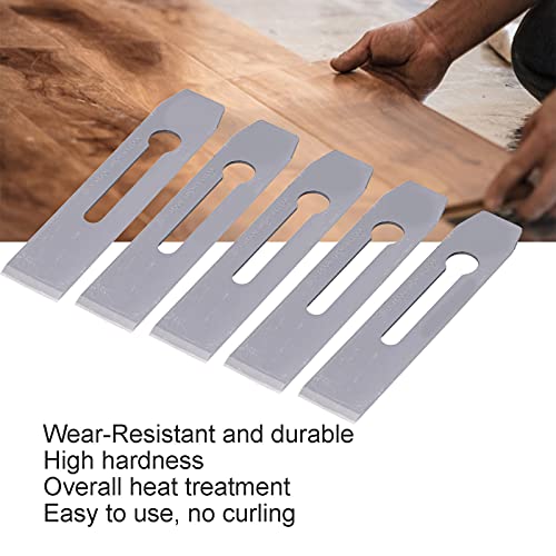 5PCs Planer Blades, Premium Steel Planer 38mm Blades Replacement Plainer Power Tools for Carpentry Furniture Making and Home Renovation
