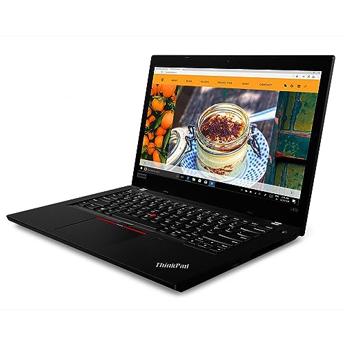 Lenovo ThinkPad L490 Business Laptop, 14.0in Wide Screen Notebook, Intel Core i5-8365, 16GB RAM, 512GB SSD, Webcam, Windows 10 Pro (Renewed)