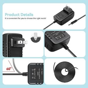 Nuxkst 1A AC Adapter for All 5V Pandigital Novel 7" Color eBook Reader Power Supply