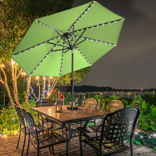 1 Set of Solar 9ft Sunumbrella Umbrella & Umbrella Cover